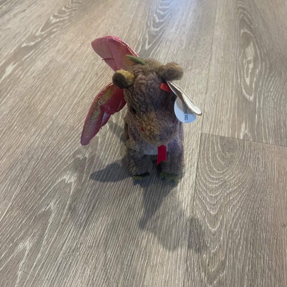 𝅺TY Beanie Baby Scorch the Dragon, Purple Tye Dye good Condition Beanie Babies - Picture 2 of 4